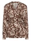 RODEBJER Rodebjer Palmer French Lily - BROWN/CREAM - XS