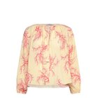 RODEBJER Rodebjer Phoebe Seaweed - CREAM/RED - M