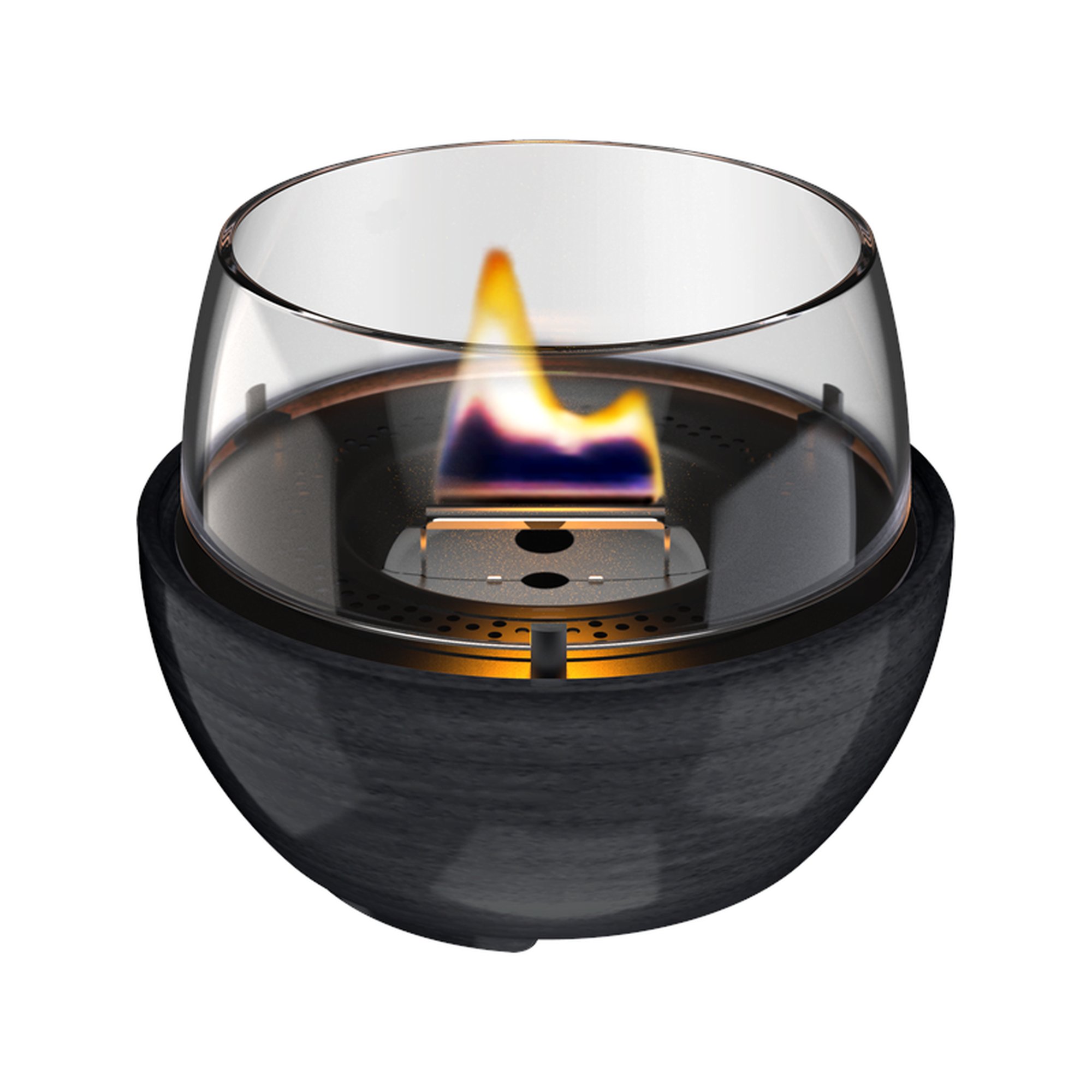 Tenderflame Tulip 14 Reactive Glaze Black