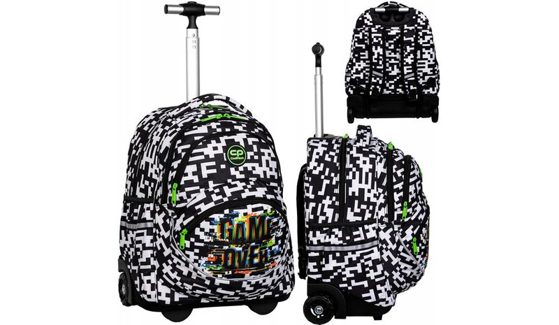 Coolpack Starr game Over - tilava reppu pyörillä, 27l – kuva 1/1