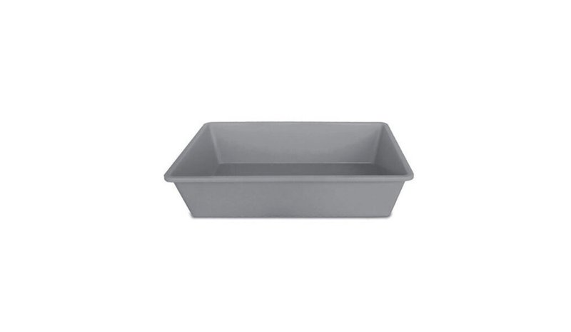 Kissanhiekkalaatikko 50x35x12cm harmaa – kuva 1/1