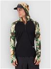 Mons Royale Temple Merino Long Sleeve Hood Kerrastopaita bush camo / black Miehet