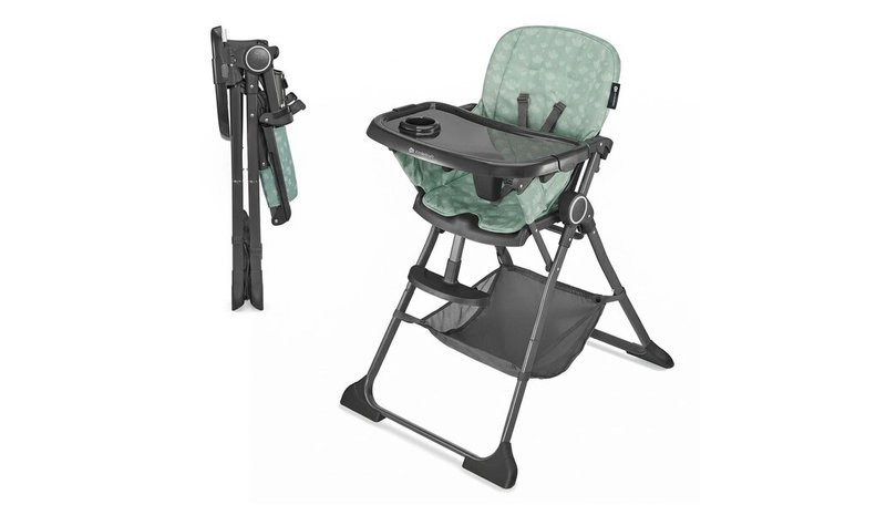 Sulankstoma maitinimo kedute Kinderkraft Foldee Bushy Green – kuva 1/1