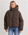 Nelly - Ruskea - Clean Puffer Jacket