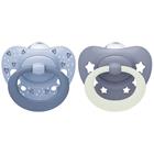 NUK First Choice Classic Day & Night Tutti Blue 6-18 kk