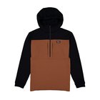 Mons Royale Offgrid Merino Fleece 1/2 Zip Long Sleeve, fleecepaita, miesten, ruskea/musta