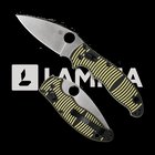 Spyderco Manix 2 Salt Yellow/Black G-10 MagnaCut kääntöveitsi
