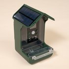 TIAKI-lintujenruokintalaite kameralla 10,5x10 x17,5cm vihreä