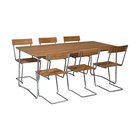 Grythyttan Stä¥lmöbler Grythyttan ruokailuryhmä B31 + 6kpl Tuoli 1 teak