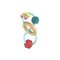 Hape Infinity Teething Ring with Beads – kuva 1