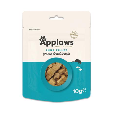 3x10g Cat Natural pakastekuivattu tonnikalaherkku Applaws kissan välipala