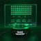 Space Invaders - Acrylic Lamp – kuva 1