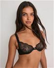 Nelly - Musta - Charm Lace Balconette Bra