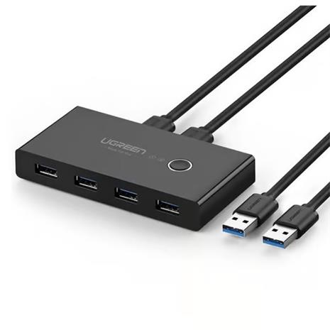 Ugreen 30768 interface hub USB 3.2 Gen 1 (3.1 Gen 1) Type-A 5000 Mbit/s Black