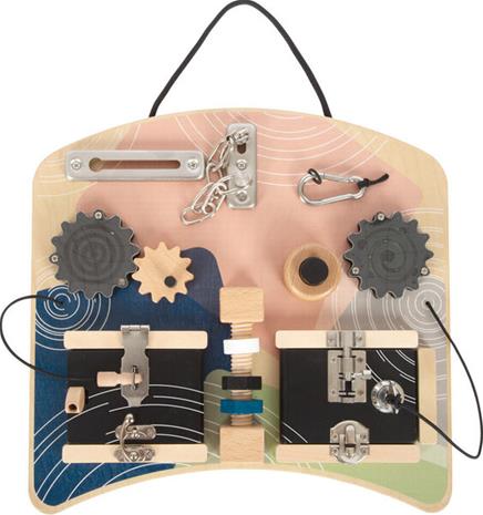 Small Foot Wooden Activity Board Rotation and Locks