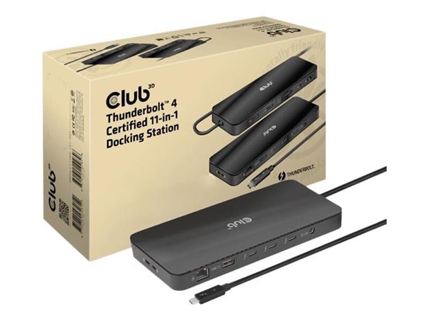 CLUB3D Thunderbolt 4 Certified 11-in-1 Docking Station – kuva 5/6