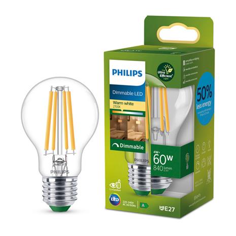 Philips LED CLA 60W A60 E27 2700K CL UE D SRT4
