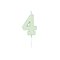 Globos Cake candle 4.5cm Pastel Mint no. 4 – kuva 1