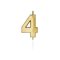 Globos Cake Candle 6cm Metallic Gold no. 4 – kuva 1