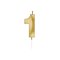 Globos Cake Candle 6cm Metallic Gold no. 1 – kuva 1