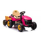 Vaaleanpunainen sähkötraktori BBH-030