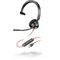 Poly Blackwire 3310 -monokuuloke, musta – kuva 1