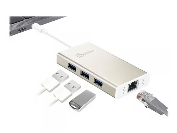 USB-C MULTI-ADAPTER GIGABIT - ETHERNET / USB 3.1 HUB