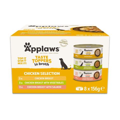 Applaws - Multipack Chicken Broth for Dog - 8x156g
