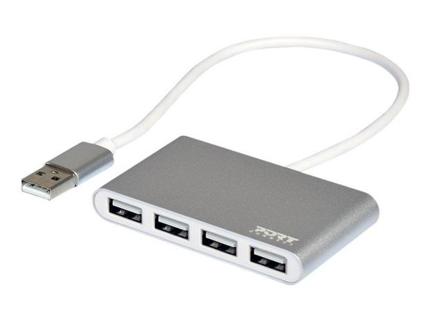 PORT Connect - Hub - 4 x USB 2.0 - työpöytä