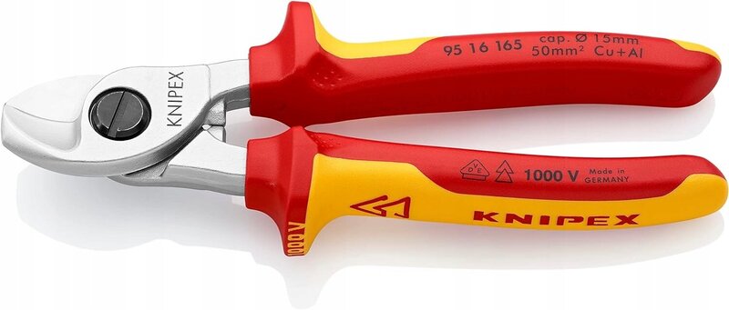 Kaapelileikkurit 2K VDE 165 mm, Knipex – kuva 7/7