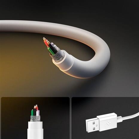 Spigen Essential USB A to USB C 60W Cable white EB6010AC