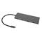 USB-C hub, 5 Gbps, 4x USB-A, slim, black – kuva 3