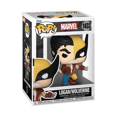 Funko Pop! Marvel: Split Wolverine/Logan (1433) FIGU