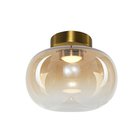 Kattovalaisin VASO AMBER 4W – elegantti meripihkalasinen LED-kattovalo