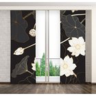 Mariall osittain pimentävä verho ZPMB-86, 75x245 cm, musta