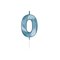 Globos Cake Candle 6cm Metallic Light Blue no. 0 – kuva 1