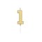 Globos Cake Candle 4.5cm Metallic Gold no. 1 – kuva 1