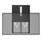 Deltaco OFFICE Manual Height-Adjustable Display Wall Mount 90 kg 90" – kuva 3