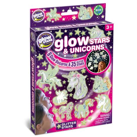 Brainstorm Glow Stars & Unicorns – kuva 1/6