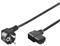 Pro Power cable C13 2x90° - Musta - 2m – kuva 4