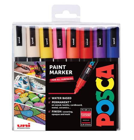 Posca - PC5M - Medium Tip Pen, 16 pc – kuva 8/8