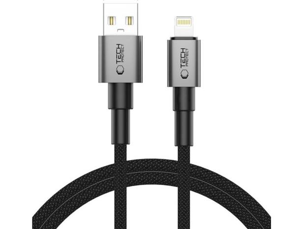 Tech-Protect UltraBoost DNA USB-A / Lightning 15W/2.4A 100 cm Cable - Grey
