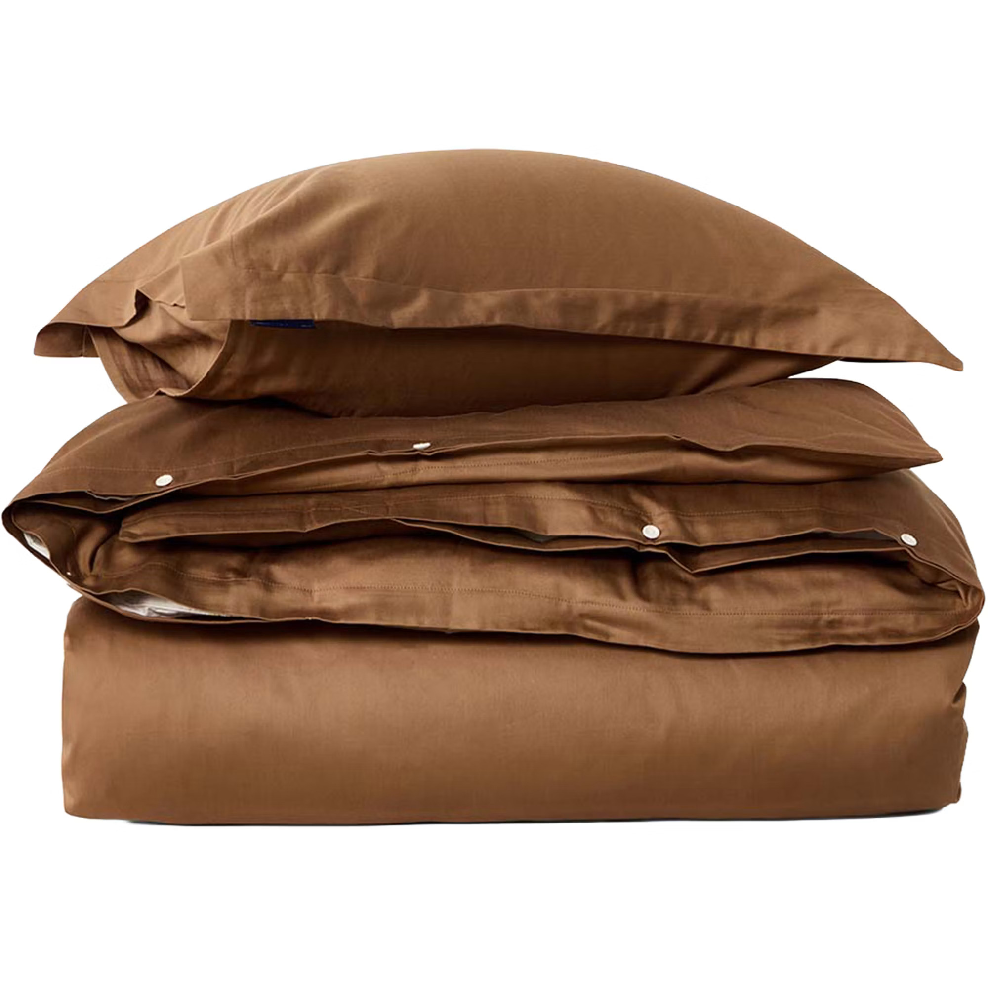 Lexington Solid Vuodevaatteet 220x220 + 50x60x2 Cm - Vuodevaatesarjat Puuvilla Fudge - 12630017-2401-S305