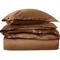 Lexington Solid Vuodevaatteet 220x220 + 50x60x2 Cm - Vuodevaatesarjat Puuvilla Fudge - 12630017-2401-S305 – kuva 1
