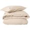 Lexington Pinstriped Vuodevaatteet 220x220 + 50x60x2 Cm Beiget / t - Vuodevaatesarjat Puuvilla Ruskea - 12630005-2611-S305 – kuva 1