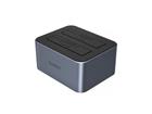 ORICO 6626C3-C-V1 2-Drive Docking Station with Offline Clone Function 2.5"/3.5" SATA HDD/SSD - Gray