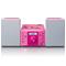 Lenco Micro CD/FM Bluetooth Radio Pink – kuva 3