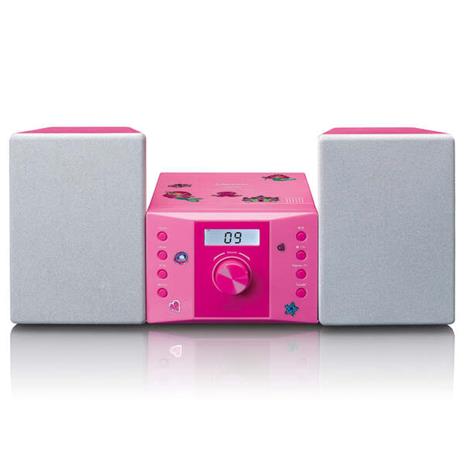 Lenco Micro CD/FM Bluetooth Radio Pink