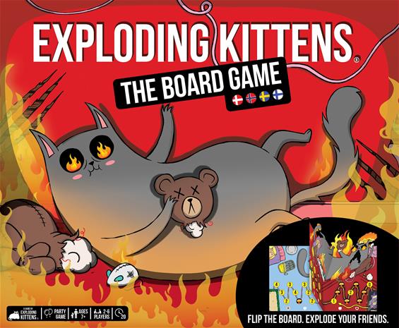 Exploding Kittens the Board Game peli