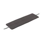 Muuto Linear steel bench pehmuste 110x32,5 cm Dark grey